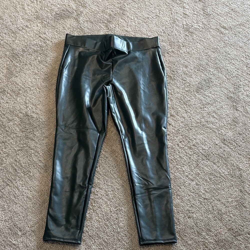 LOFT Dark Green Leggings